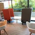 Firmenich by SCA | Product Seen: [Helsa 1 Seater Sofa – Highback, Lucy Coffee Table – Big, Gum – PP + Tower Armchair & Argo – PP + Tower Chair]